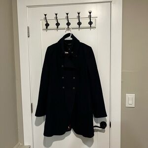 Worthington Classic Black Peacoat
